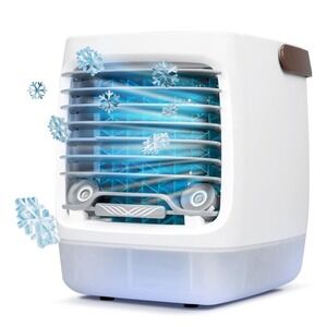 2.0 Evaporative Air Cooler for Room - 4-Speed Mini Portable Swamp Coolers